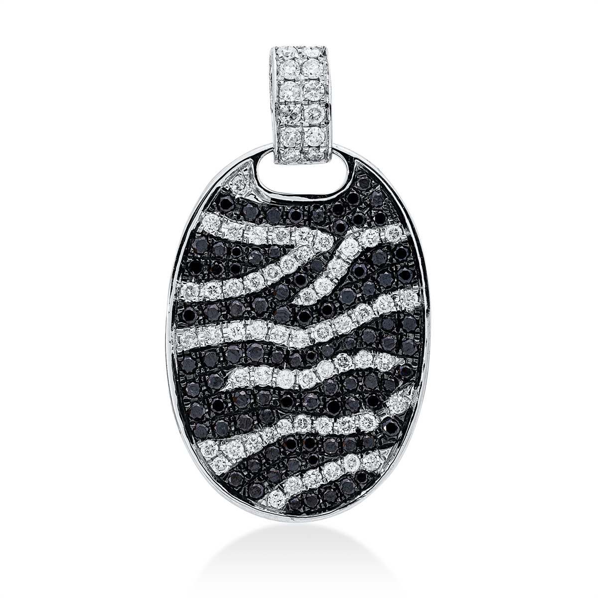 mooie gekleurde diamanten hanger - 3I263