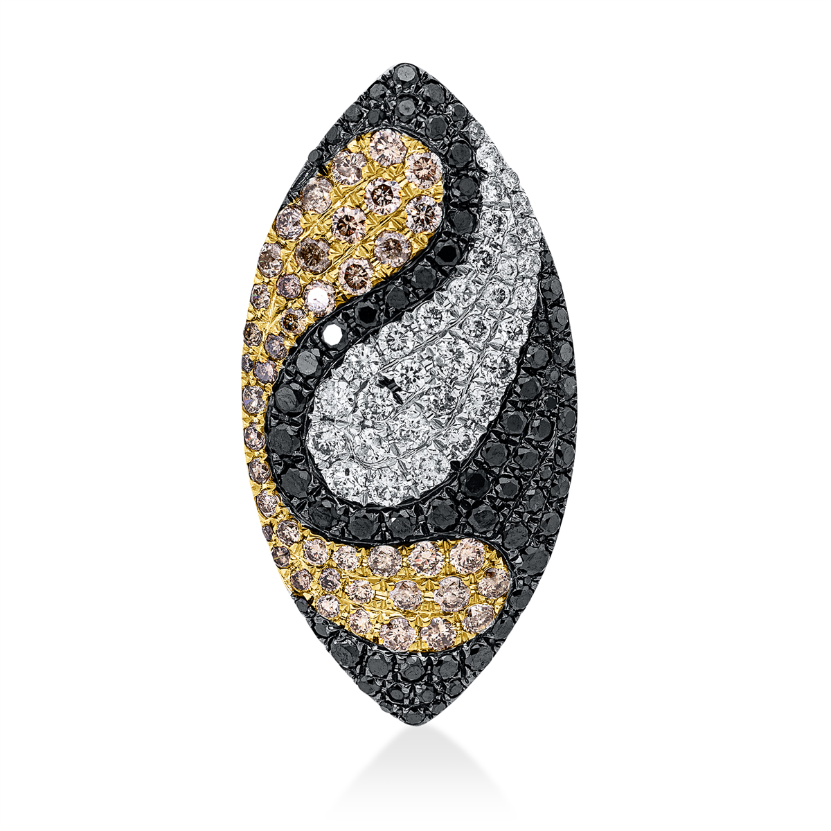 fancy colored diamond pendant - 3I267