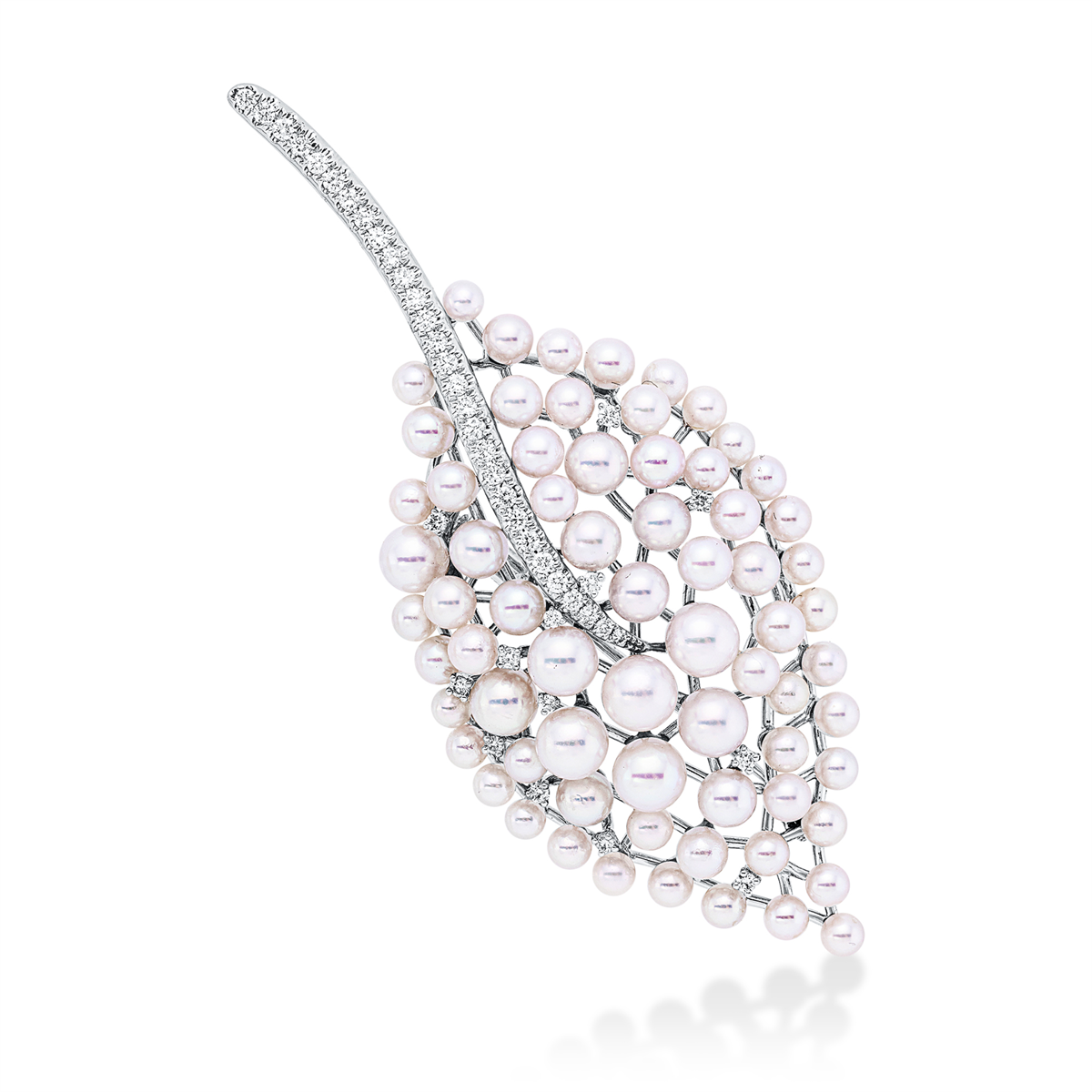 pearl brooch - 3I284