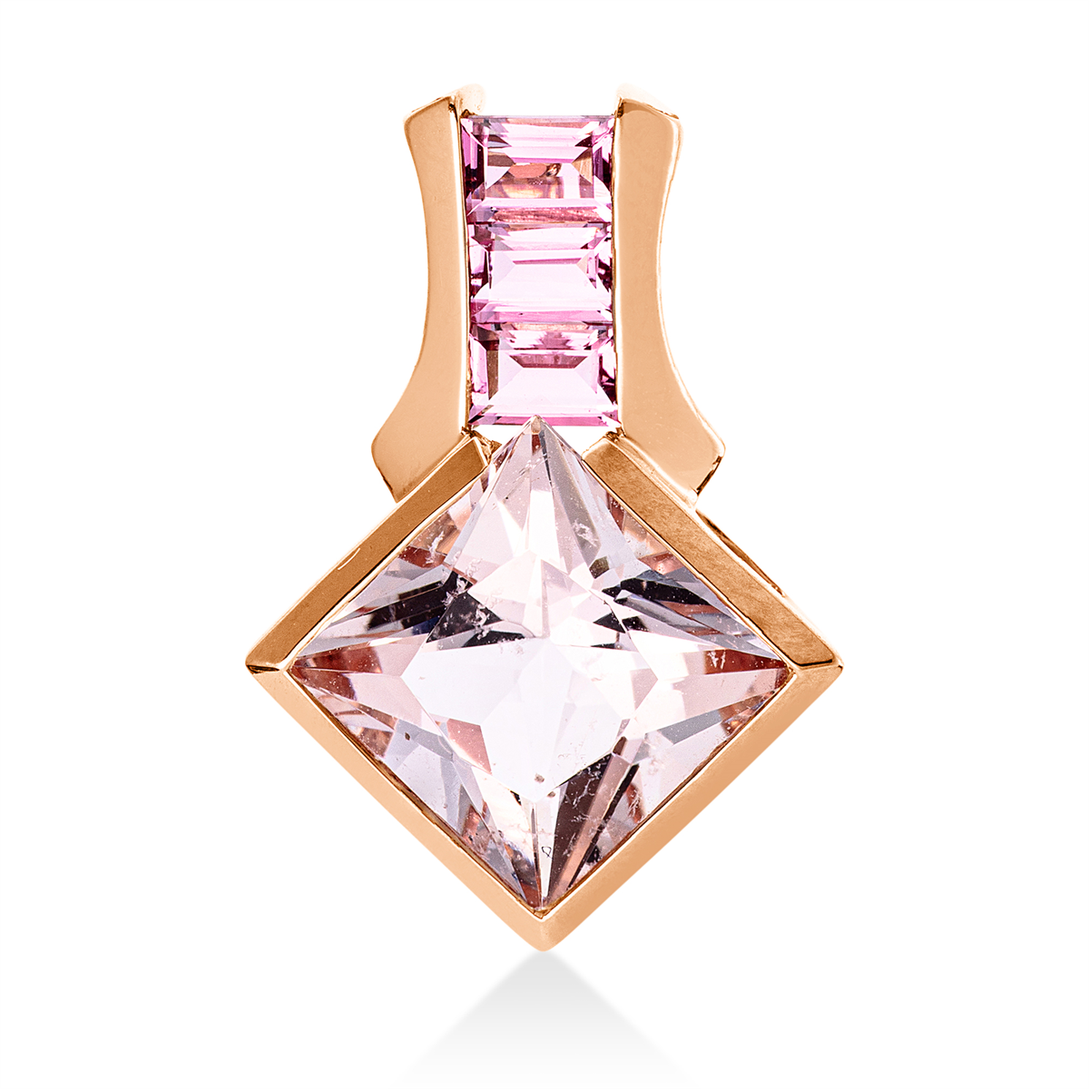 colored stone fashion pendant - 3I824