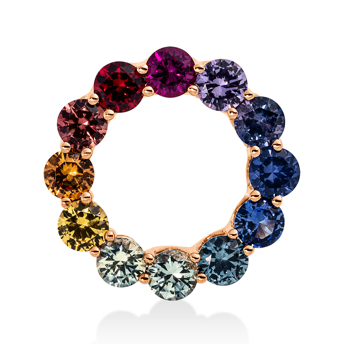 rainbow & multicolor pendant - 3J004