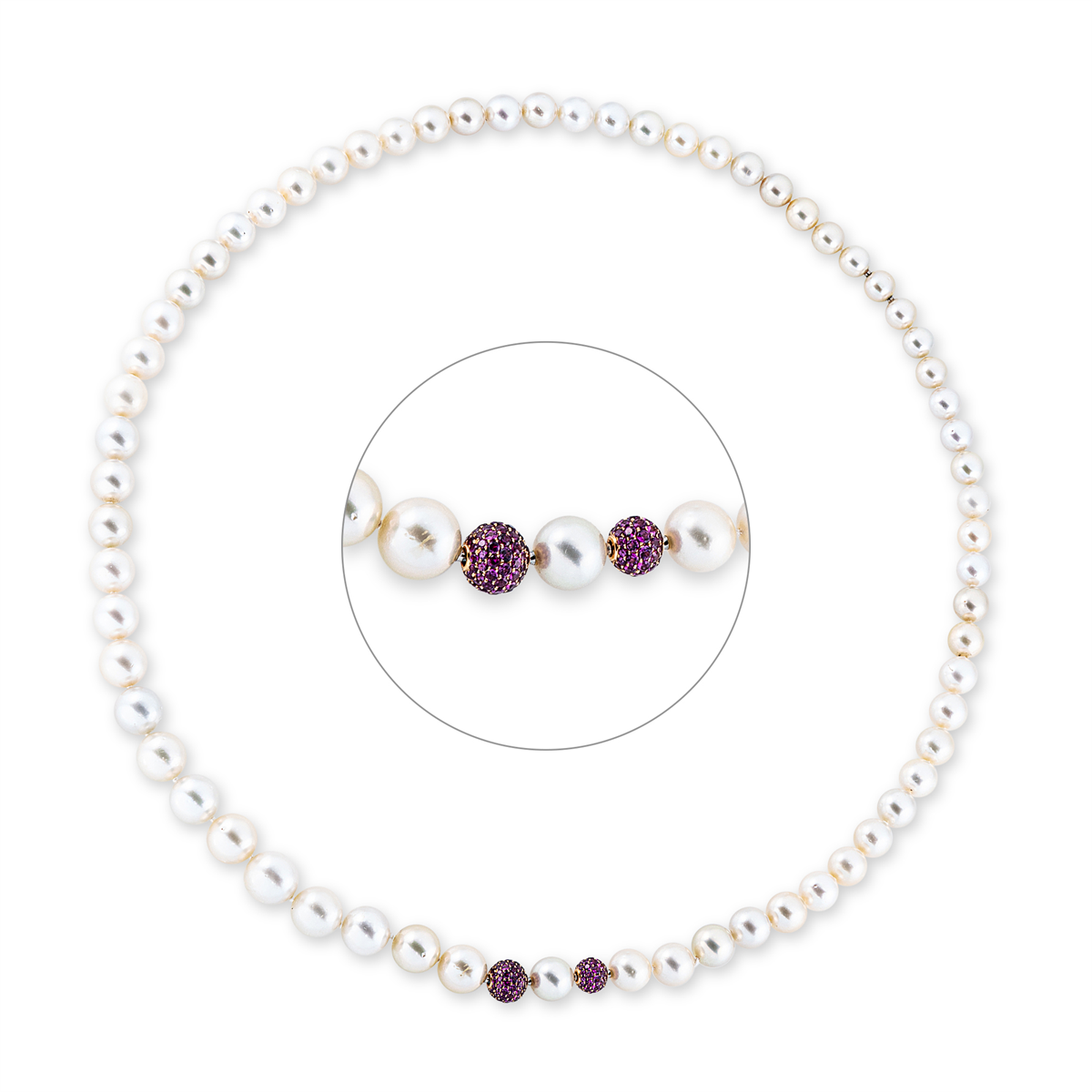 pearl necklace - 4A045