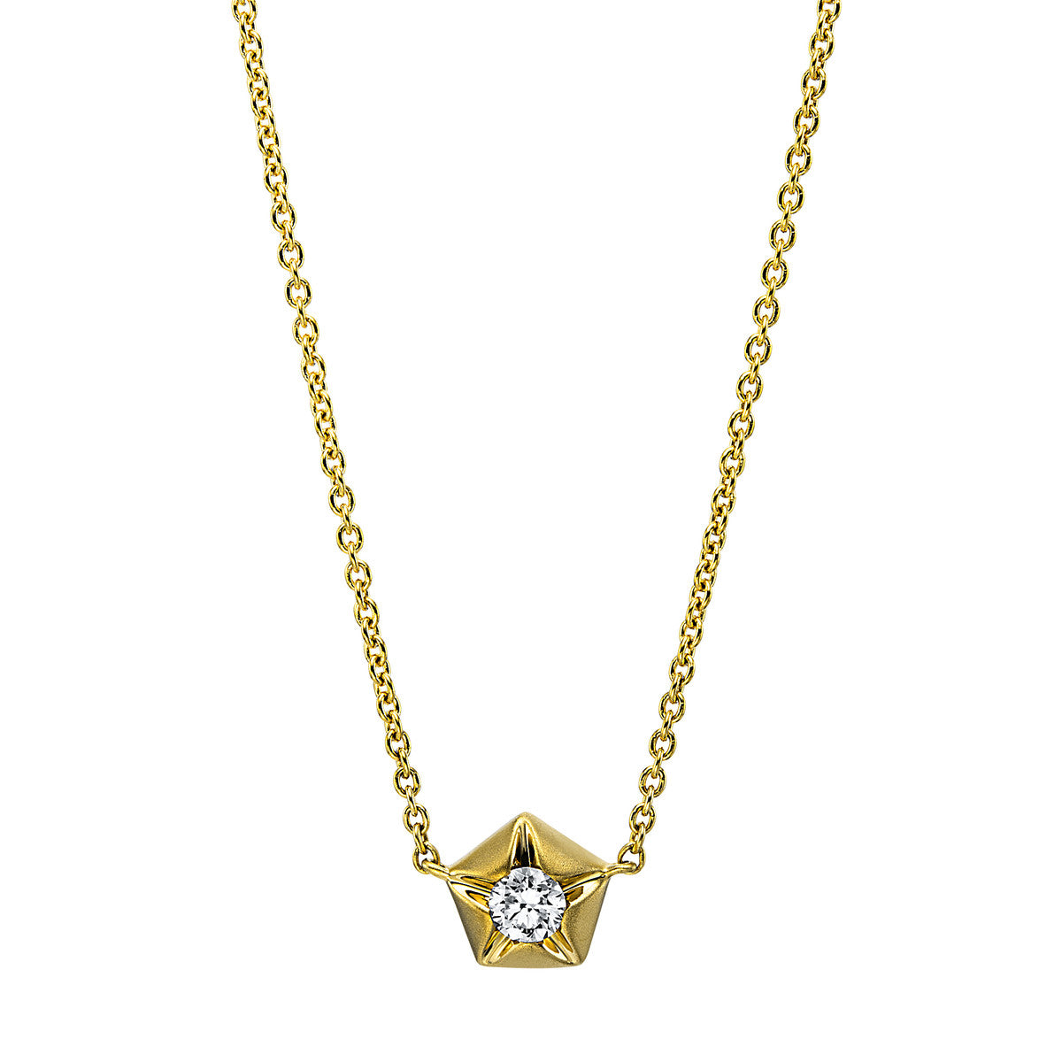 solitaire necklace - 4D403