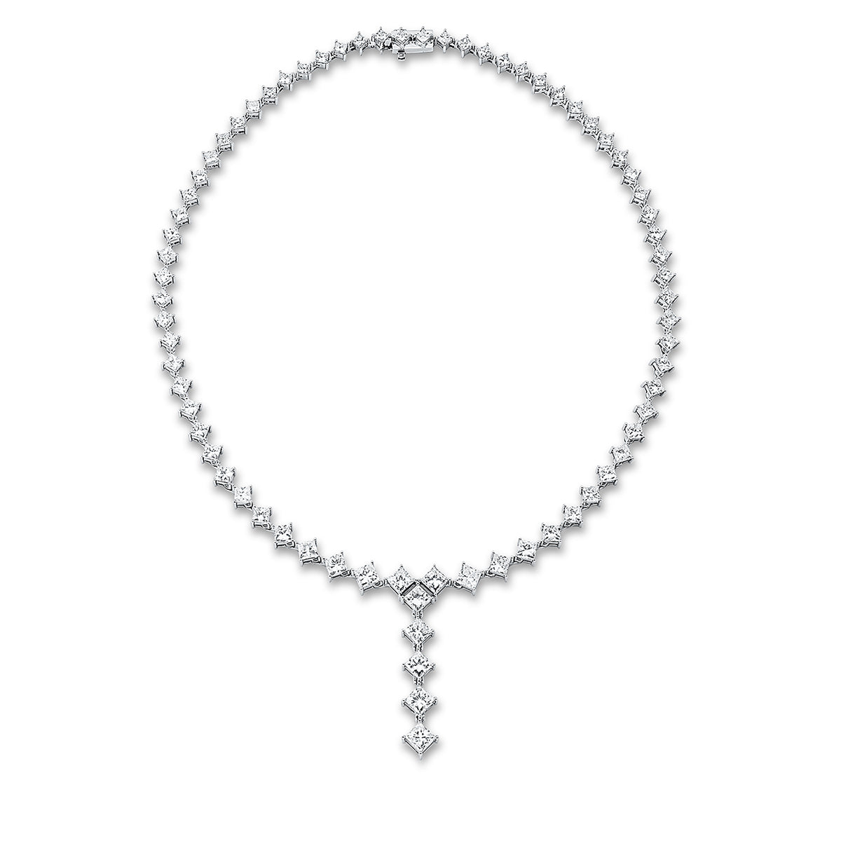 princess exclusive necklace in white gold
