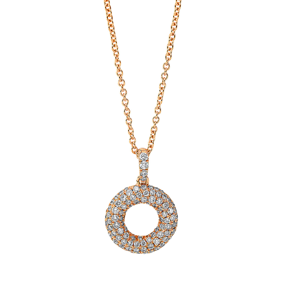 pavé necklace - 4J390
