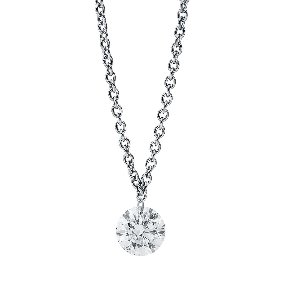 dancing diamond necklace - 4J505