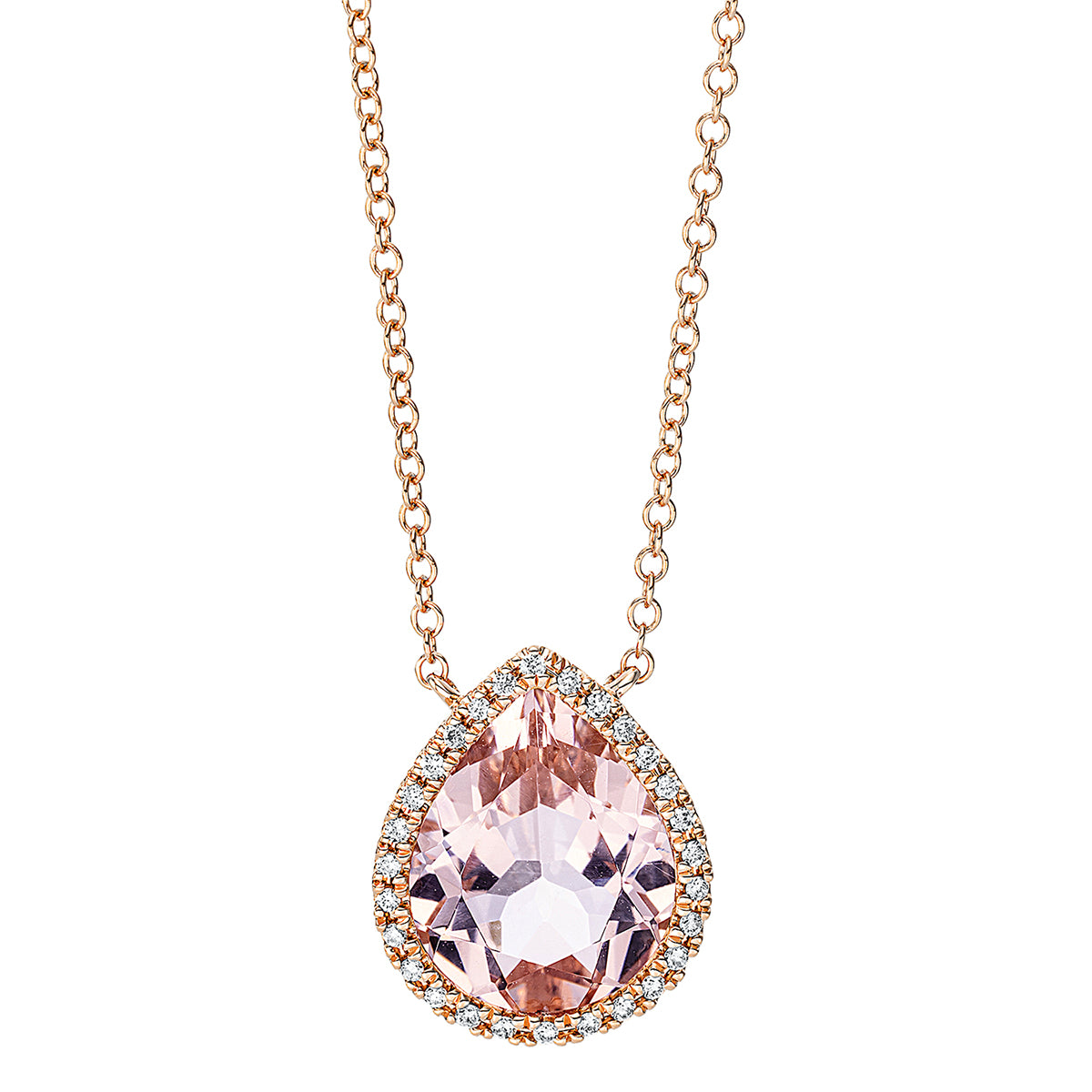 colored stone fashion necklace - 4J785