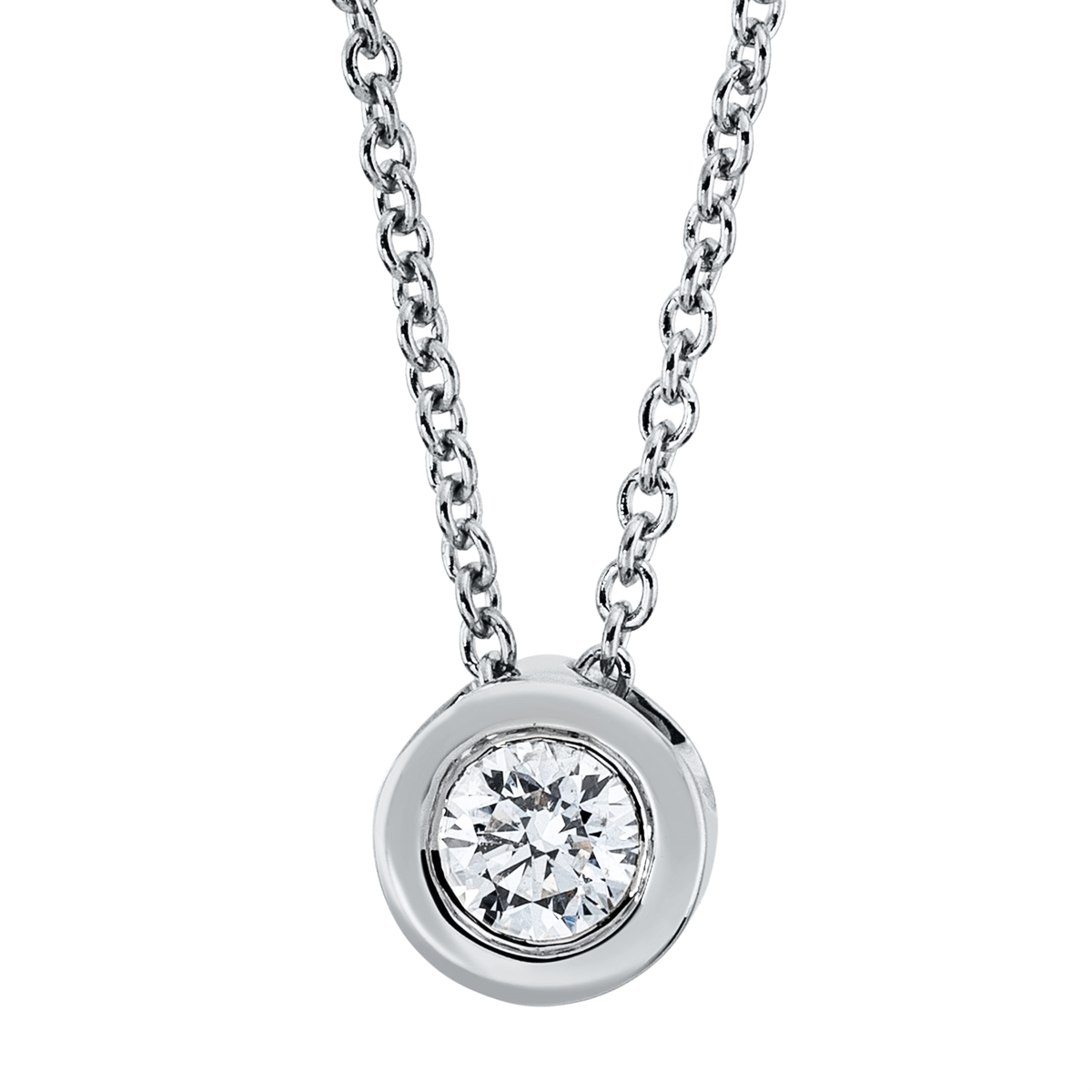 solitaire necklace - 4L876