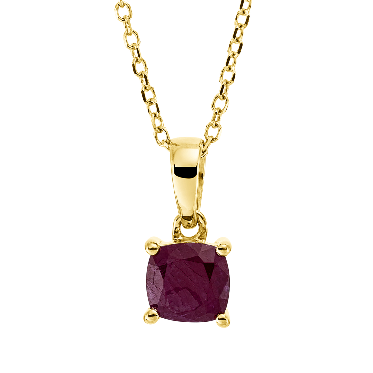 colored stone classic necklace - 4N192