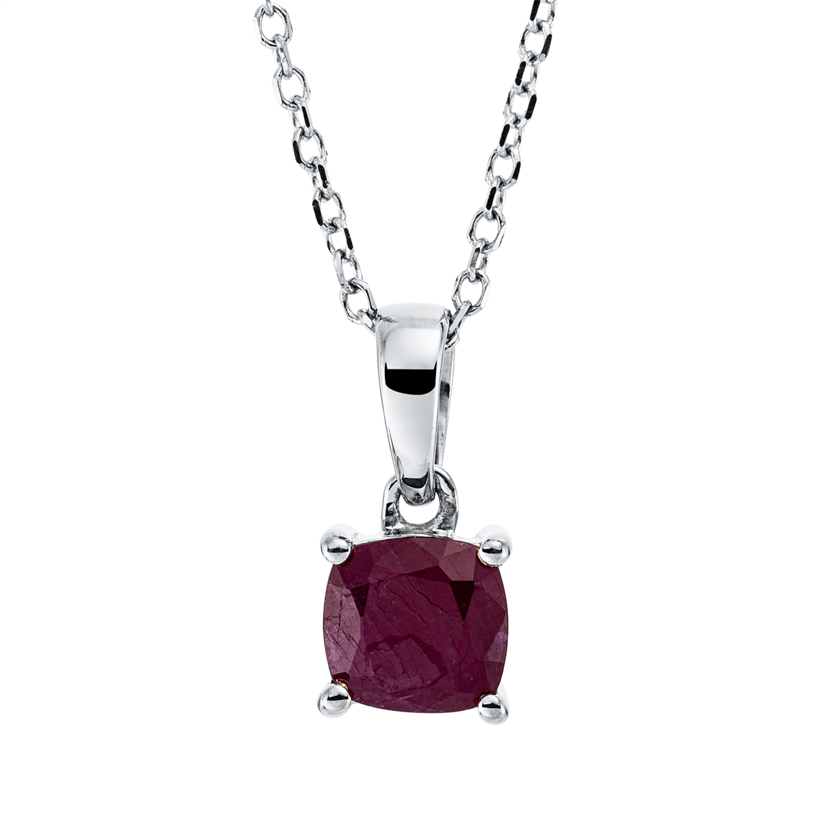 colored stone classic necklace - 4N192