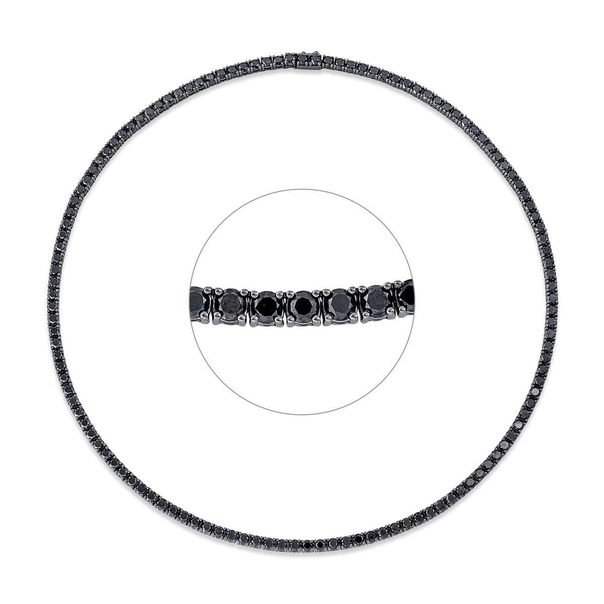 tennis bracelet necklace - 4N771