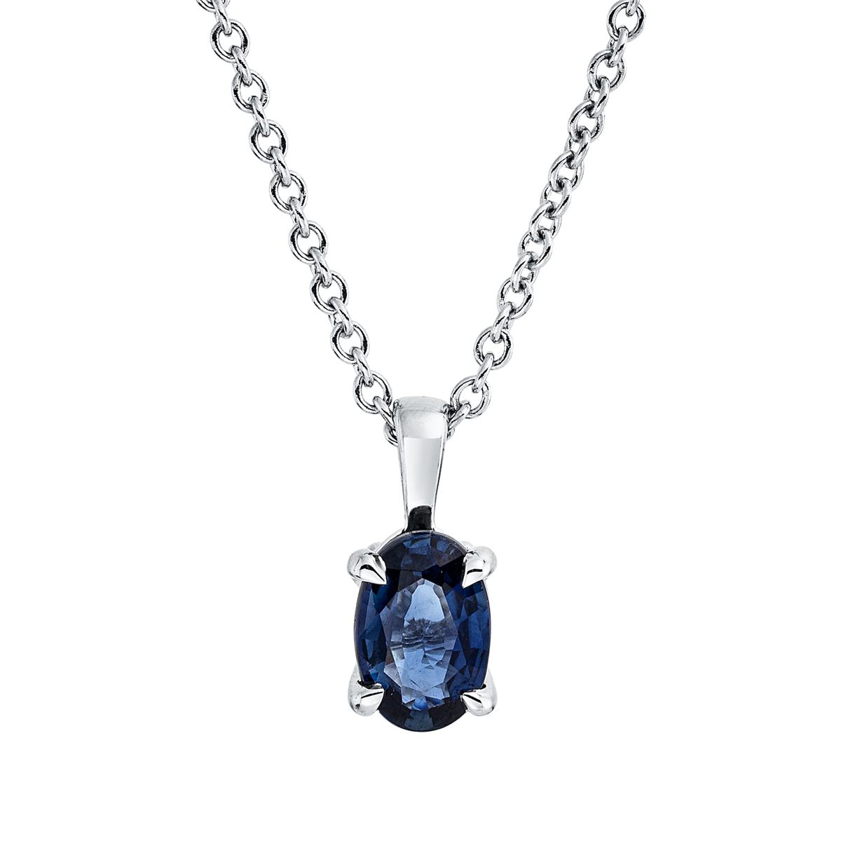 gekleurde stenen klassieke ketting - 4N853