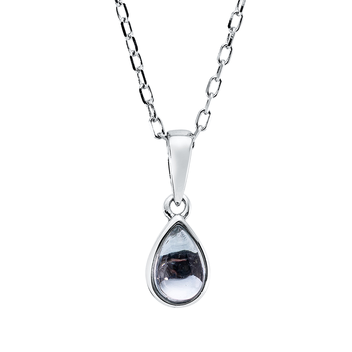 mode ketting met gekleurde stenen - 4O263