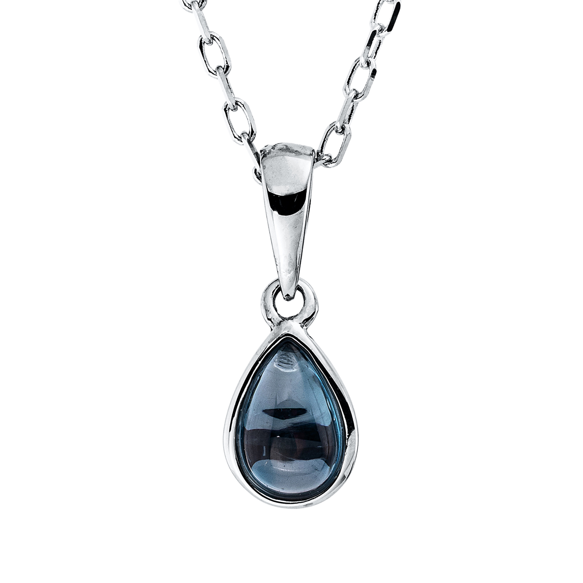 mode ketting met gekleurde stenen - 4O264