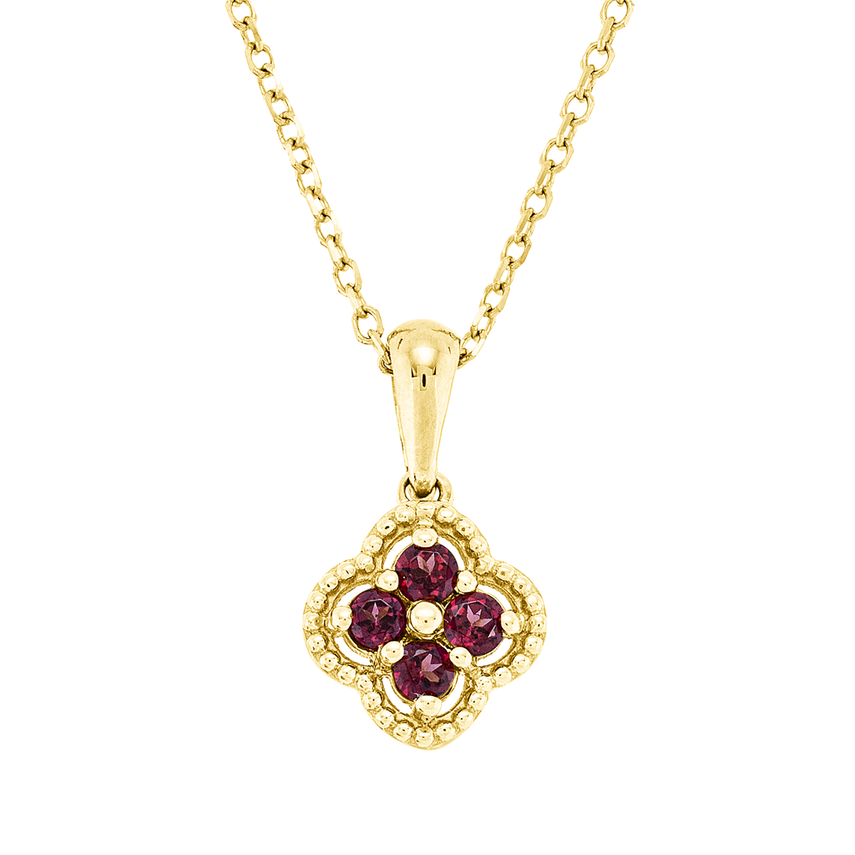 mode ketting met gekleurde stenen - 4O294