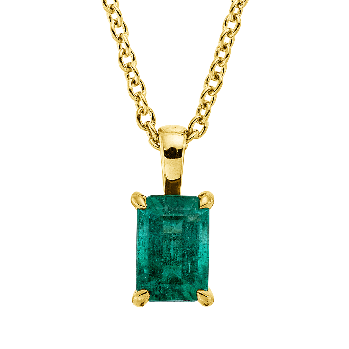 gekleurde stenen klassieke ketting - 4O353