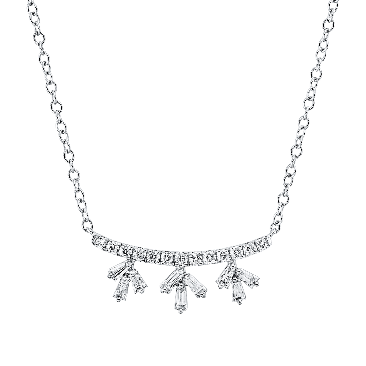 baguette necklace - 4O718