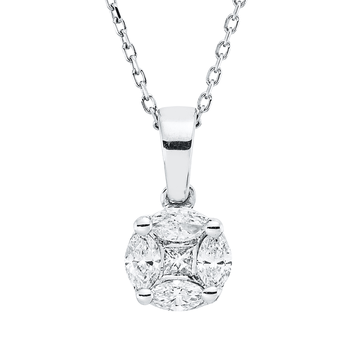 illusion classic necklace - 4O825