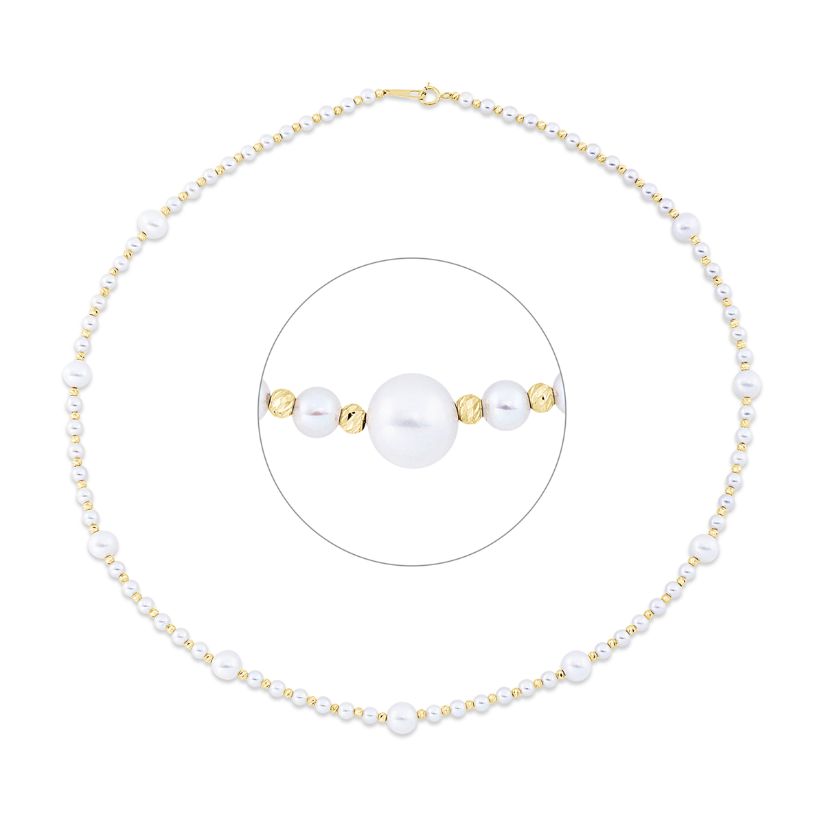 pearl necklace - 4P245