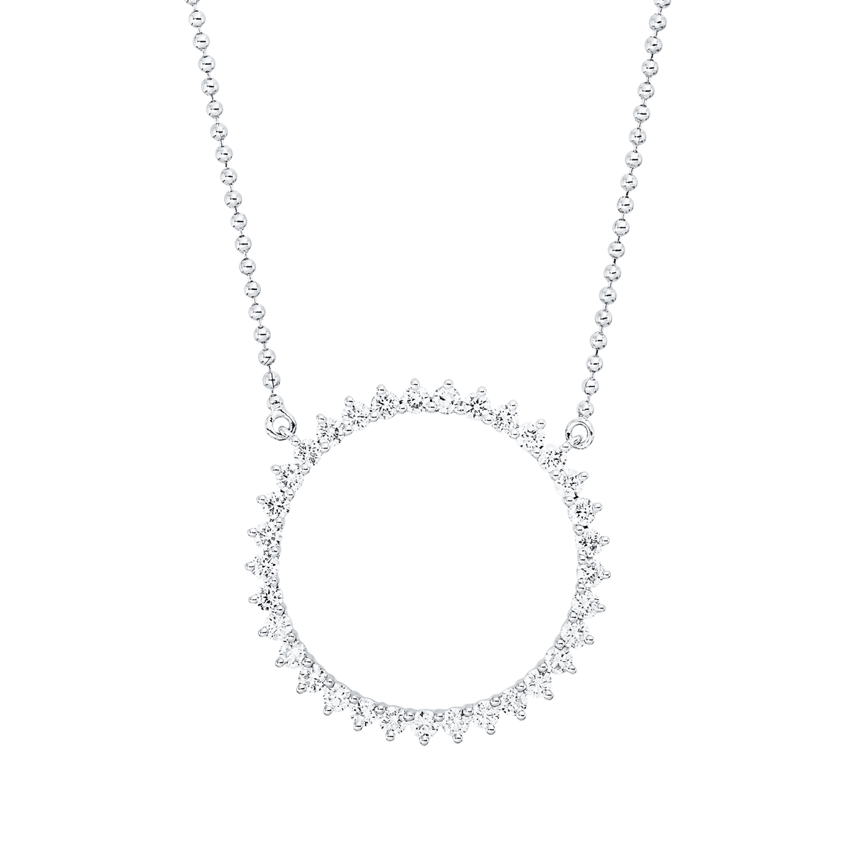 modern woman necklace - 4P252