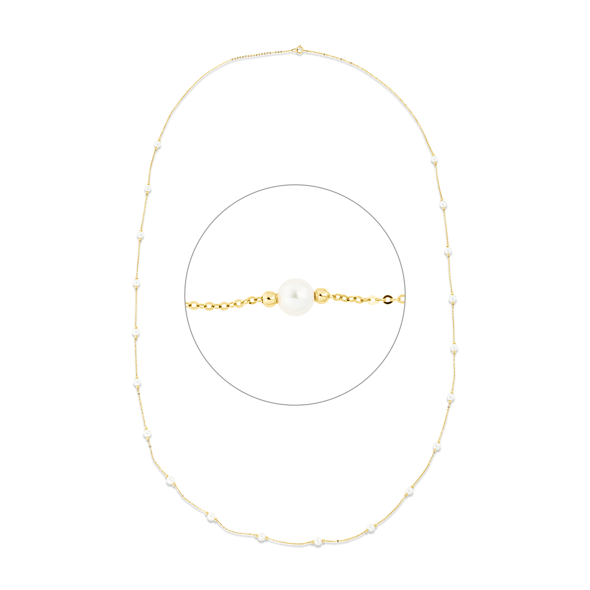 pearl necklace - 4P341