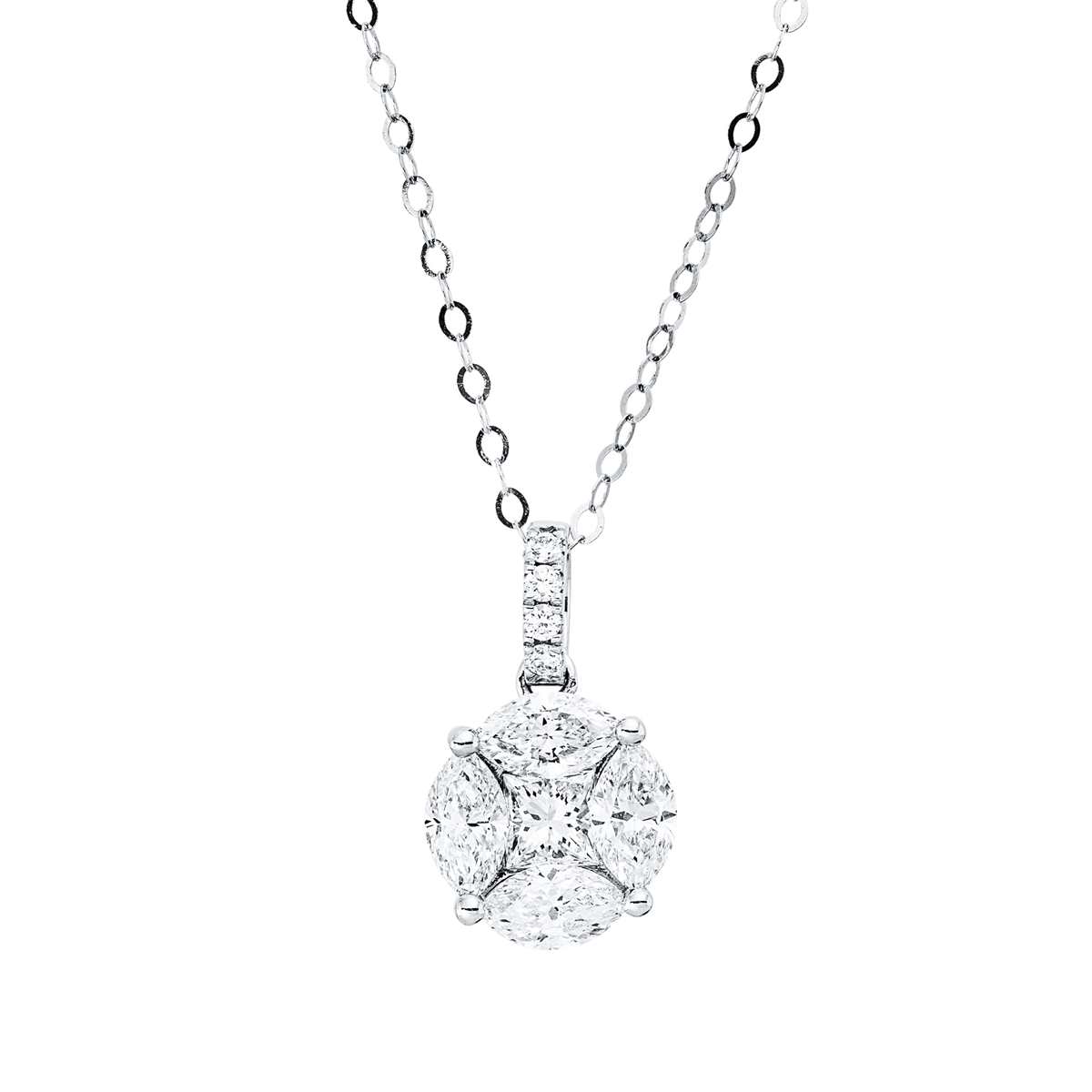 baguette illusie ketting - 4P487