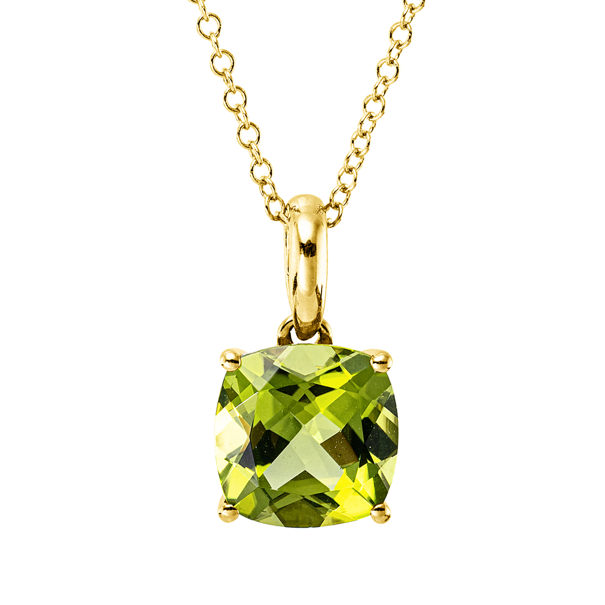 colored stone fashion necklace - 4Q303