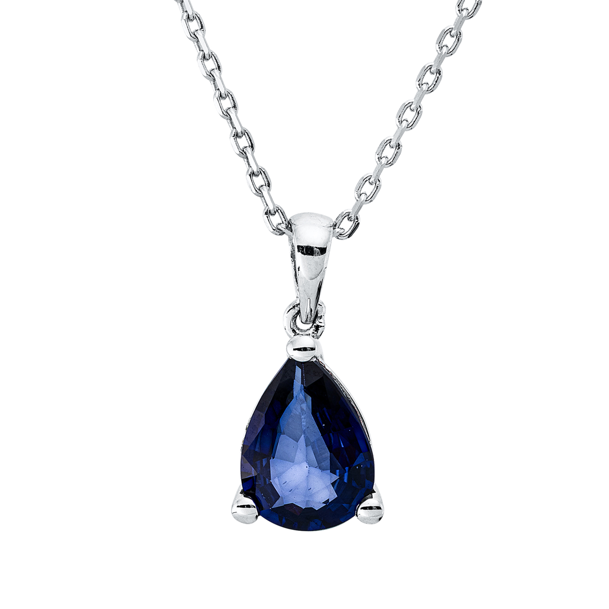 colored stone classic necklace - 4Q439
