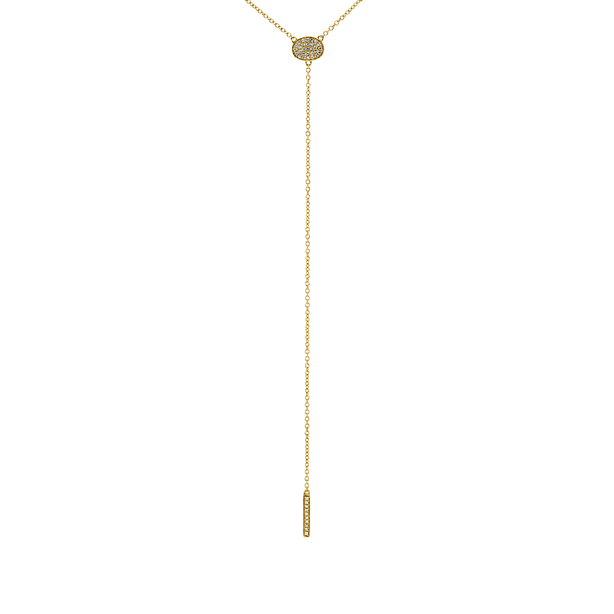 diamond single cut modern woman necklace in yellow gold