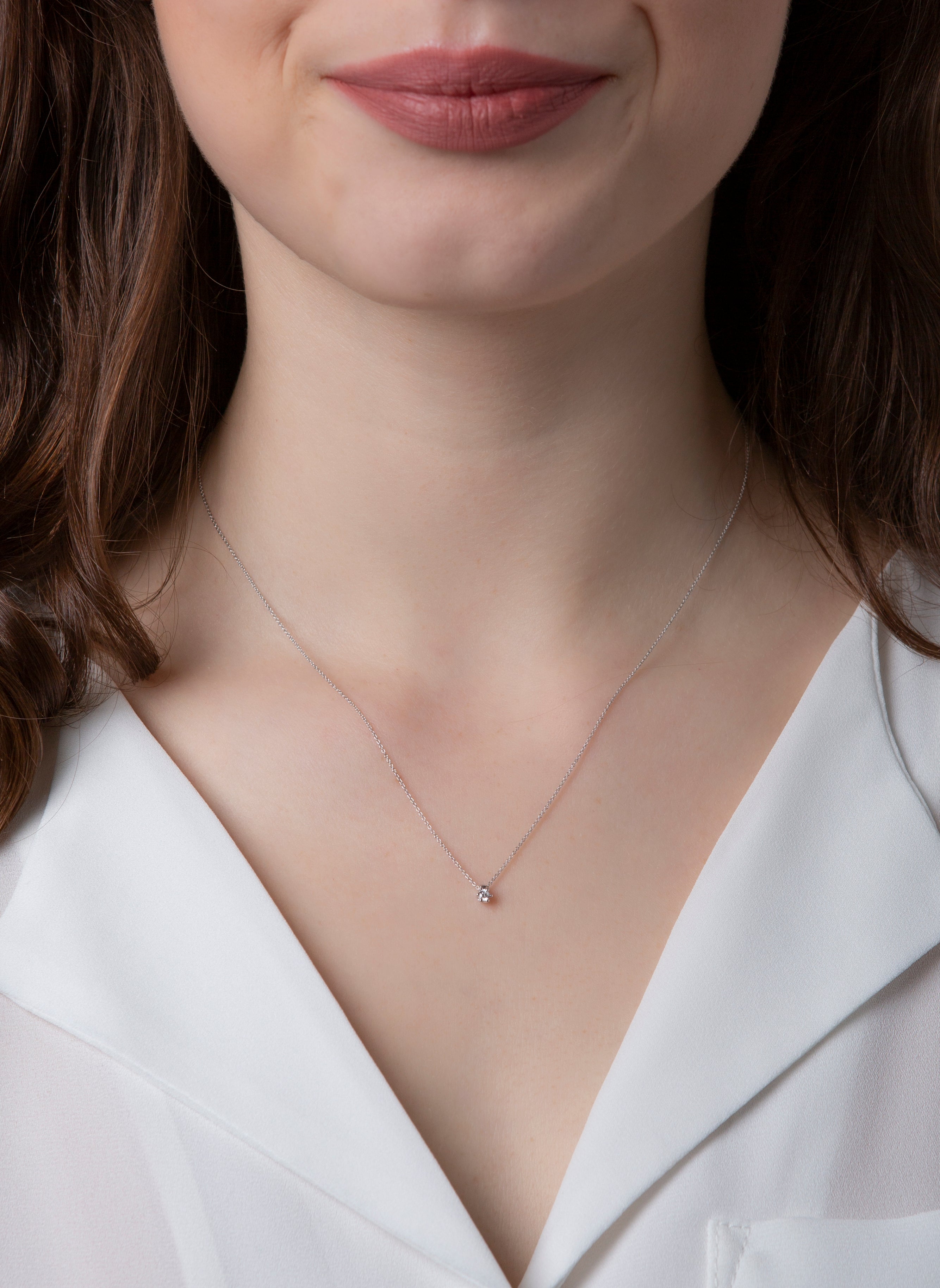 solitaire necklace - 4D277