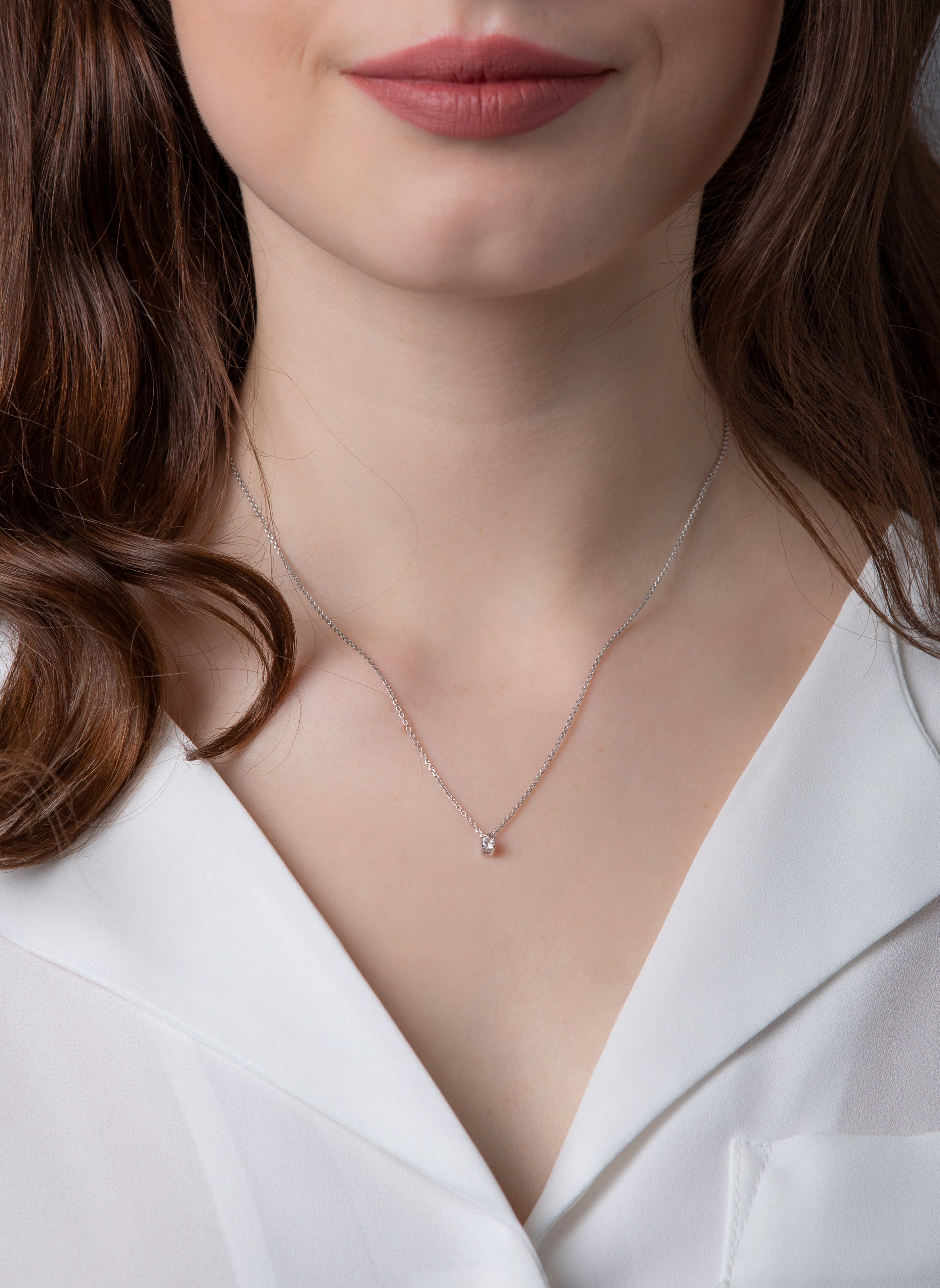 solitaire necklace - 4E911