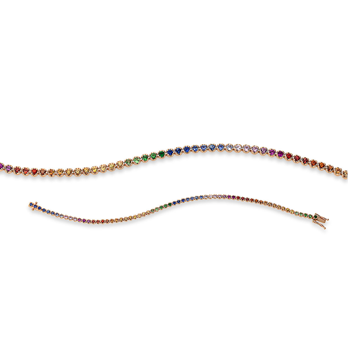 regenboog- en veelkleurige armband - 5B771