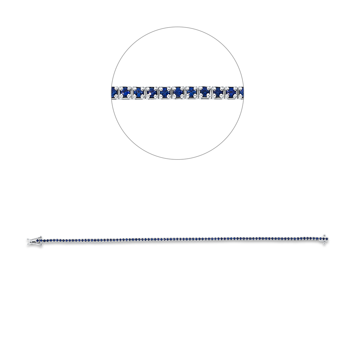 colored stone classic bracelet - 5F134