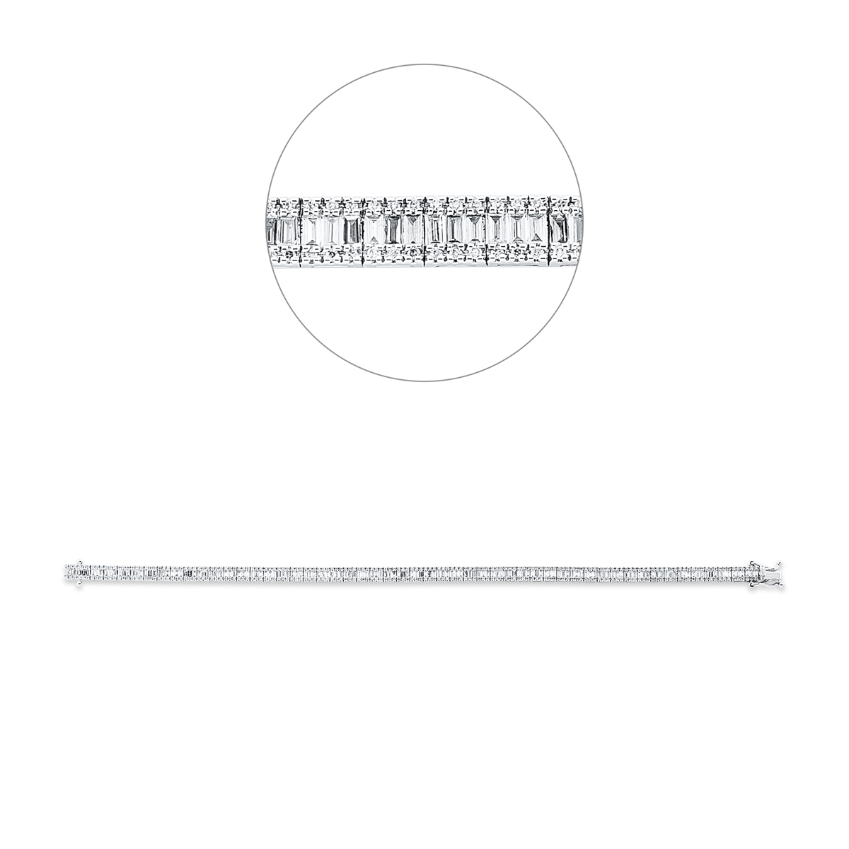 baguette armband - 5F384