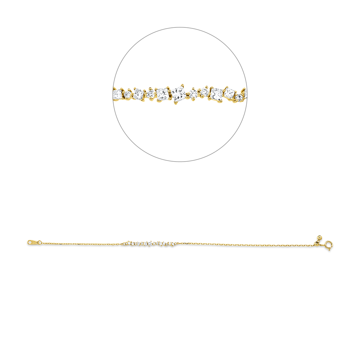 moderne damesarmband - 5F824