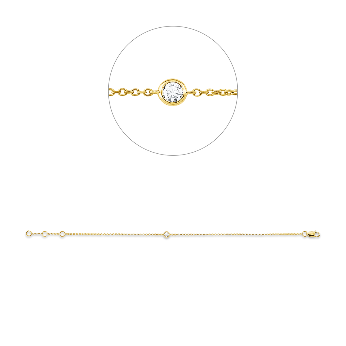 moderne damesarmband - 5G265