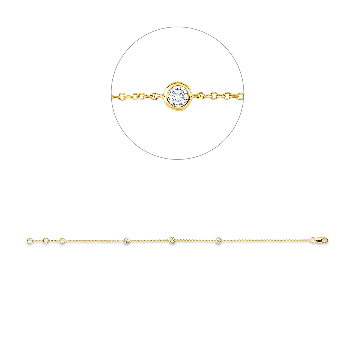 moderne damesarmband - 5G266