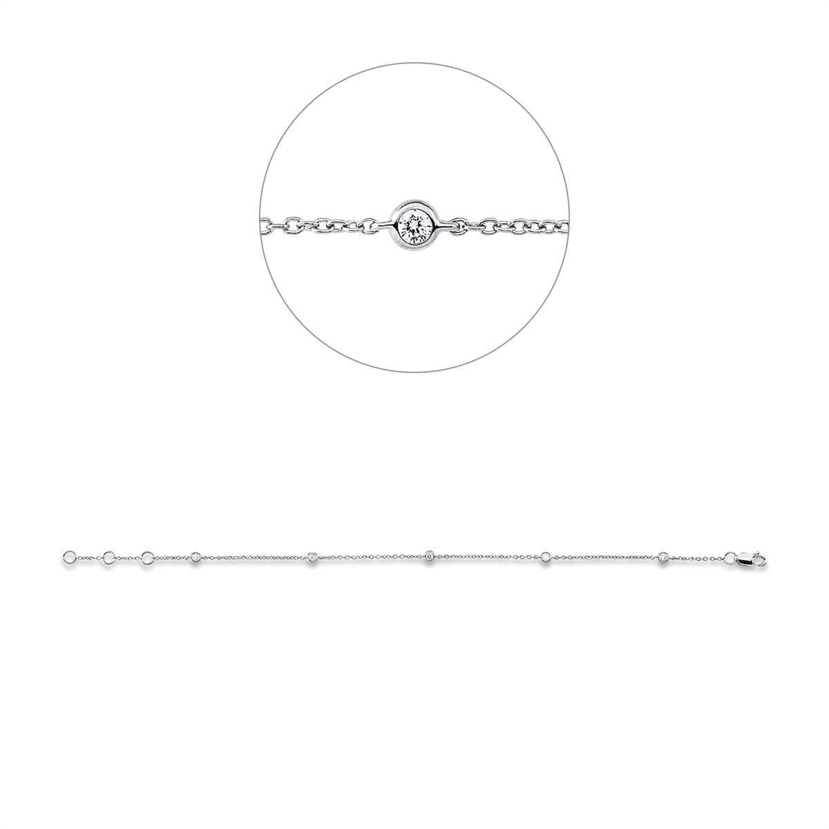 moderne damesarmband - 5G269