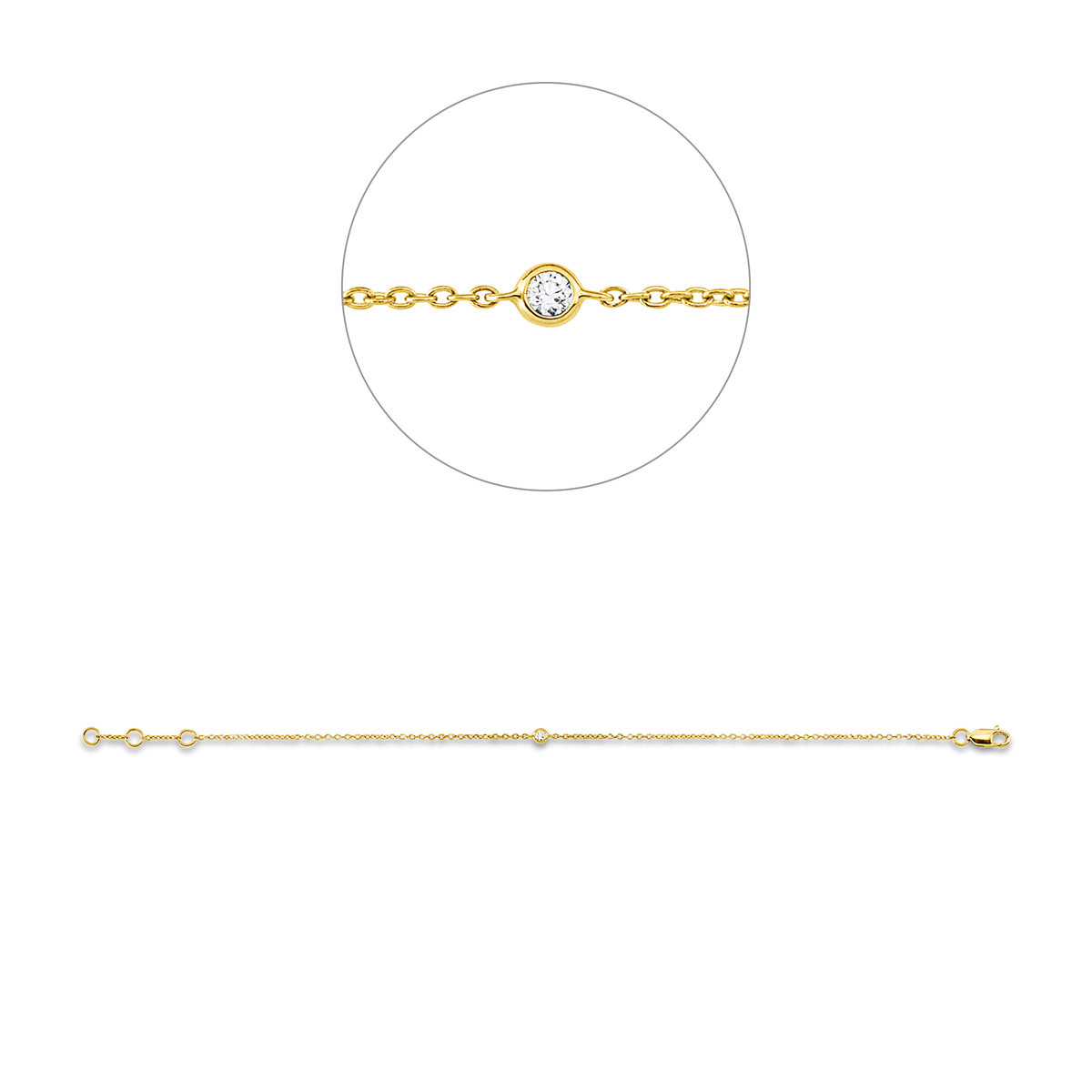 moderne damesarmband - 5G271