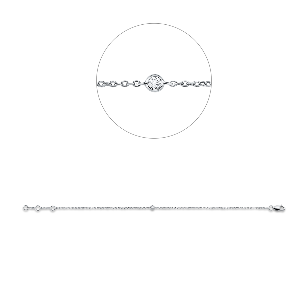 moderne damesarmband - 5G271