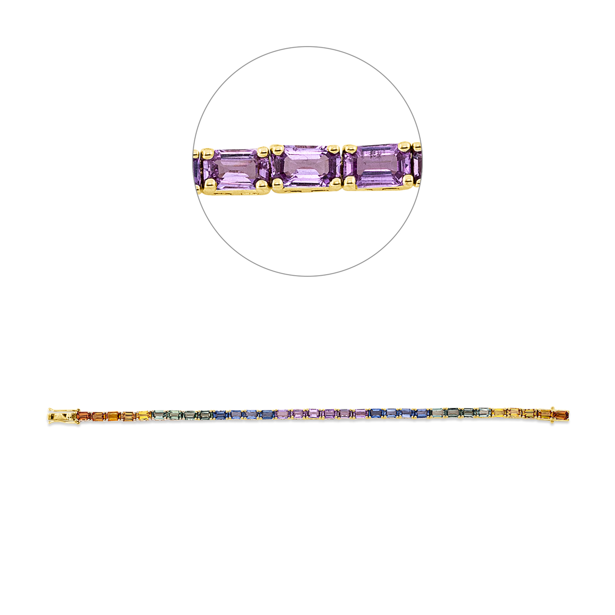 rainbow & multicolor bracelet - 5G380