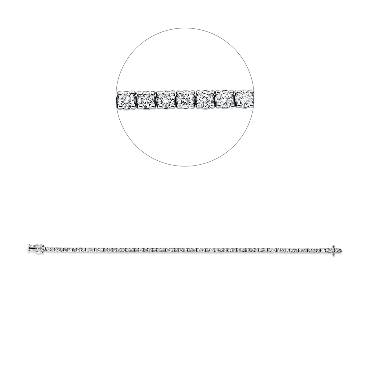 multi-stone bracelet - 5G412