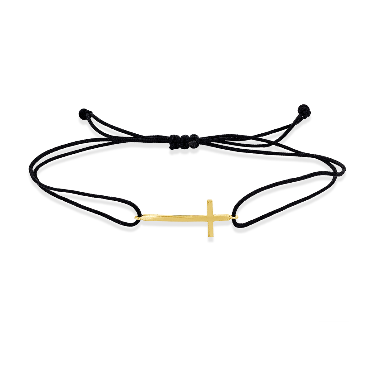 leather & textile band bracelet - 5G639