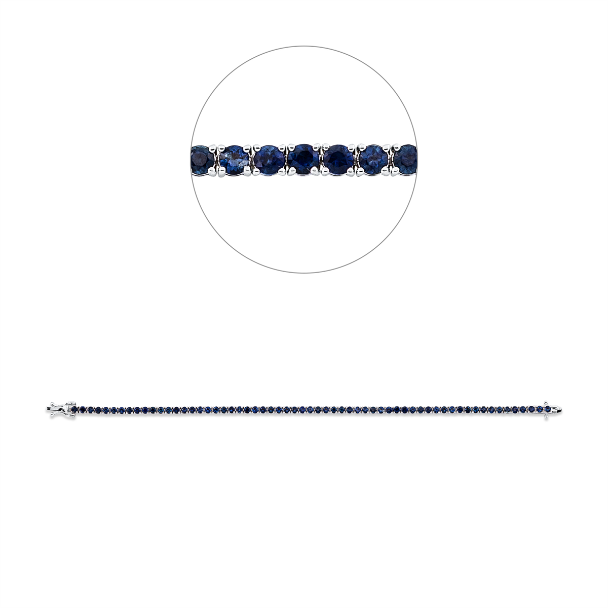 colored stone classic bracelet - 5G649