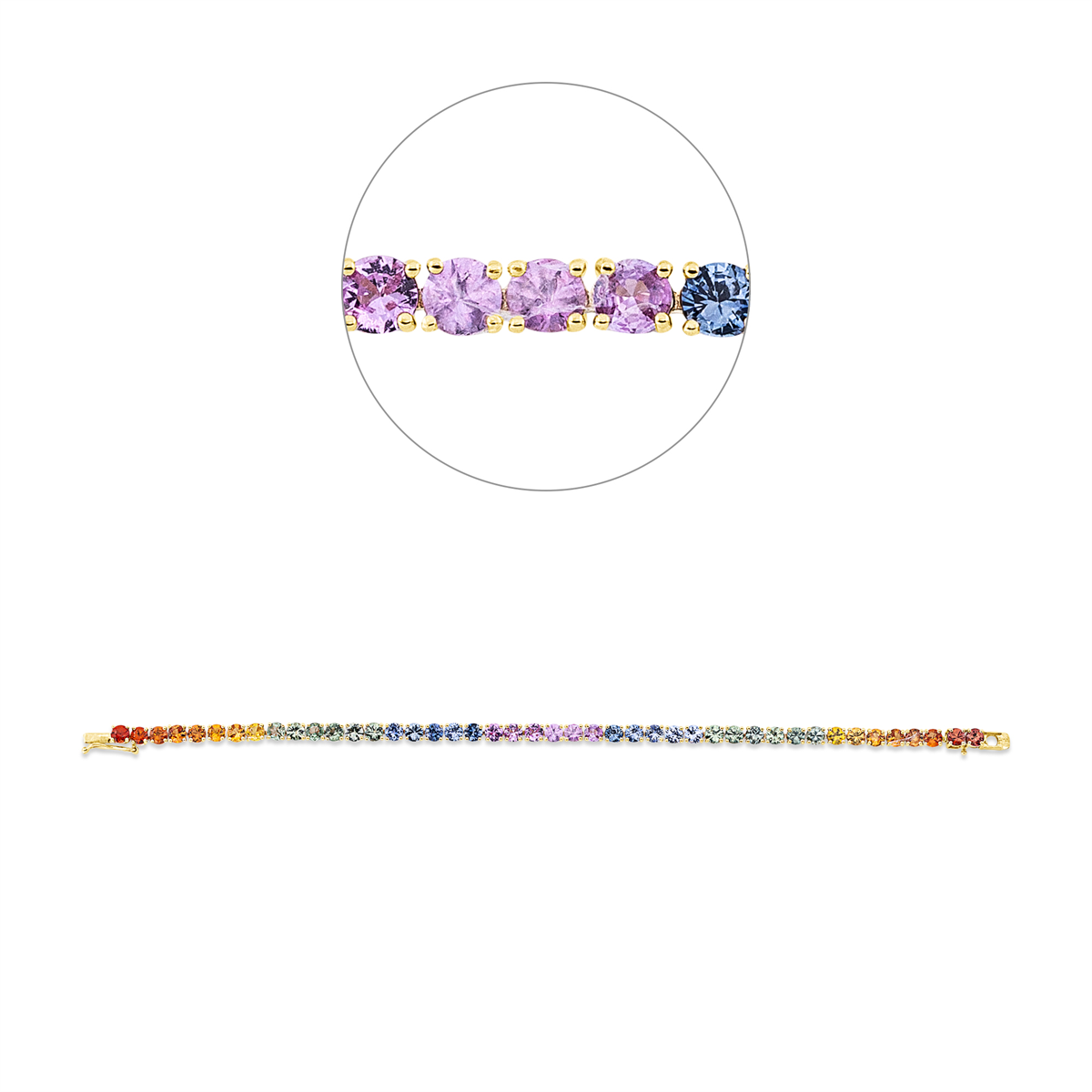 rainbow & multicolor bracelet - 5G652