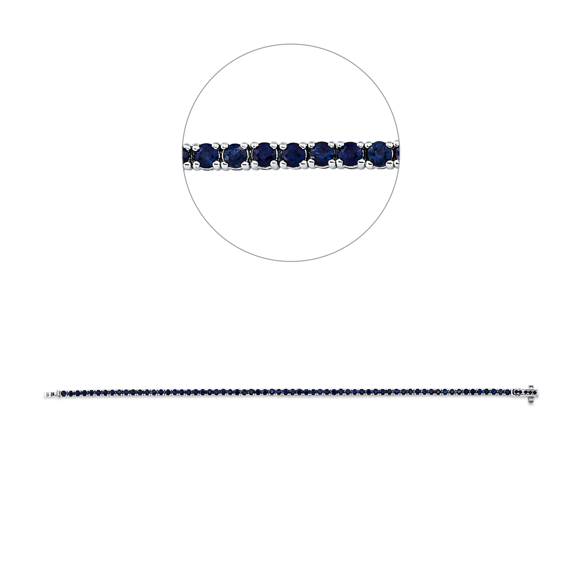 colored stone classic bracelet - 5G880