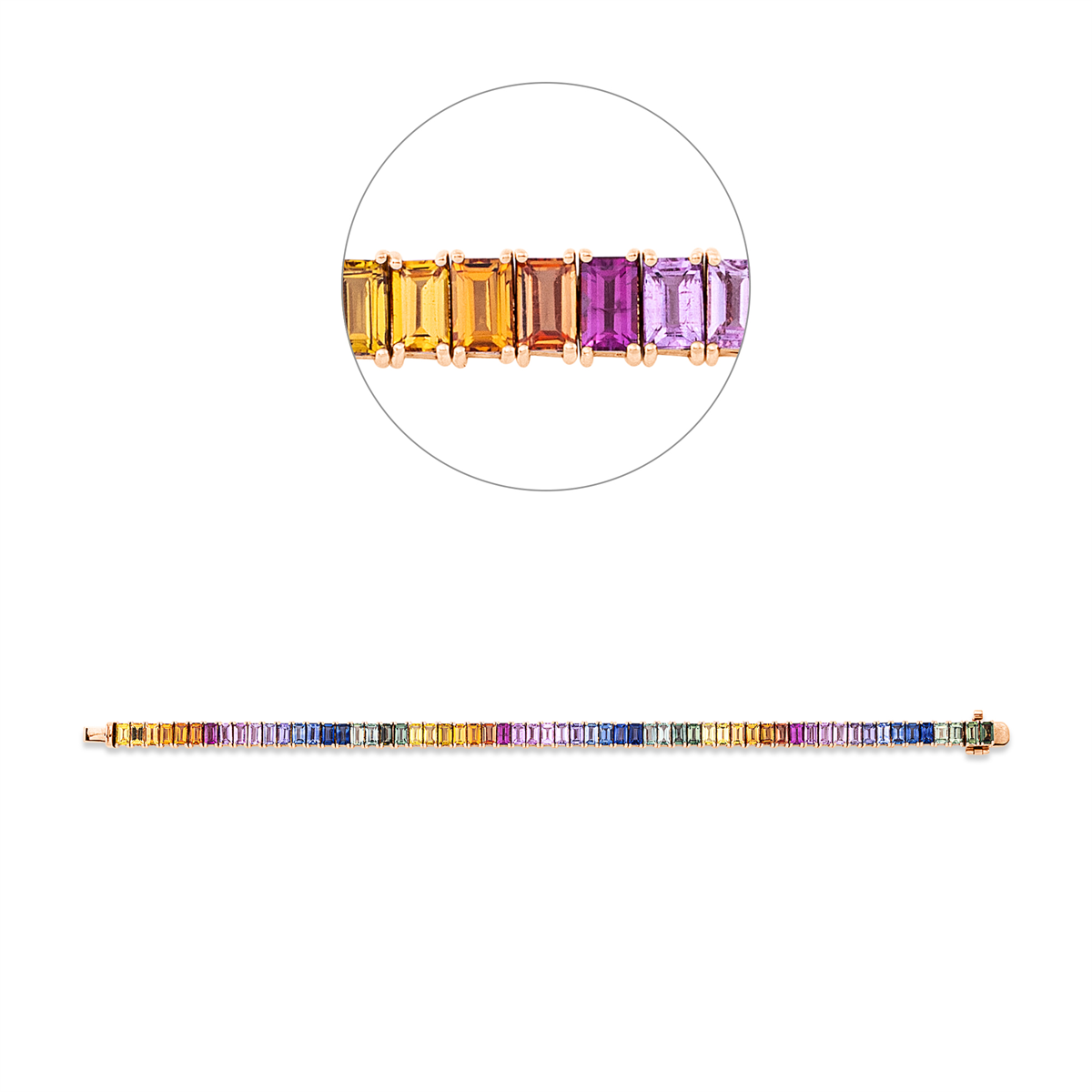 rainbow & multicolor bracelet - 5G905