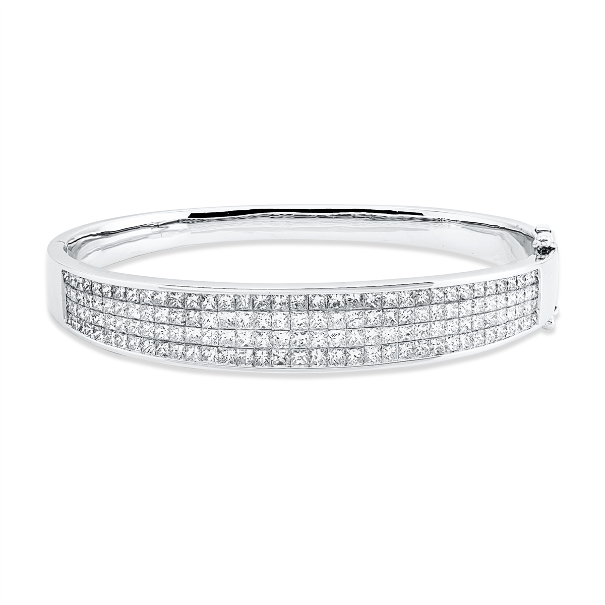 princess exclusive bangle in white gold