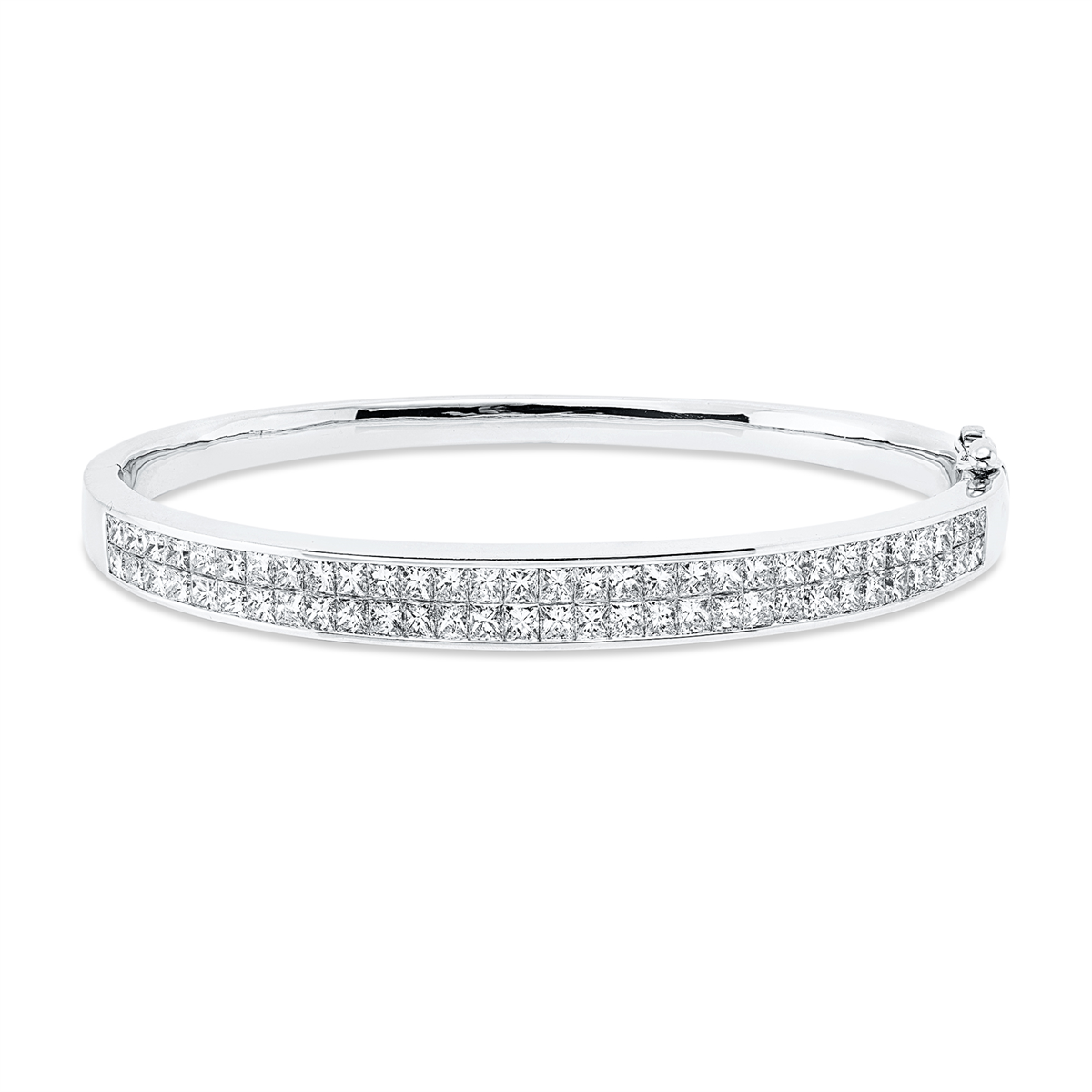 princess exclusive bangle in white gold