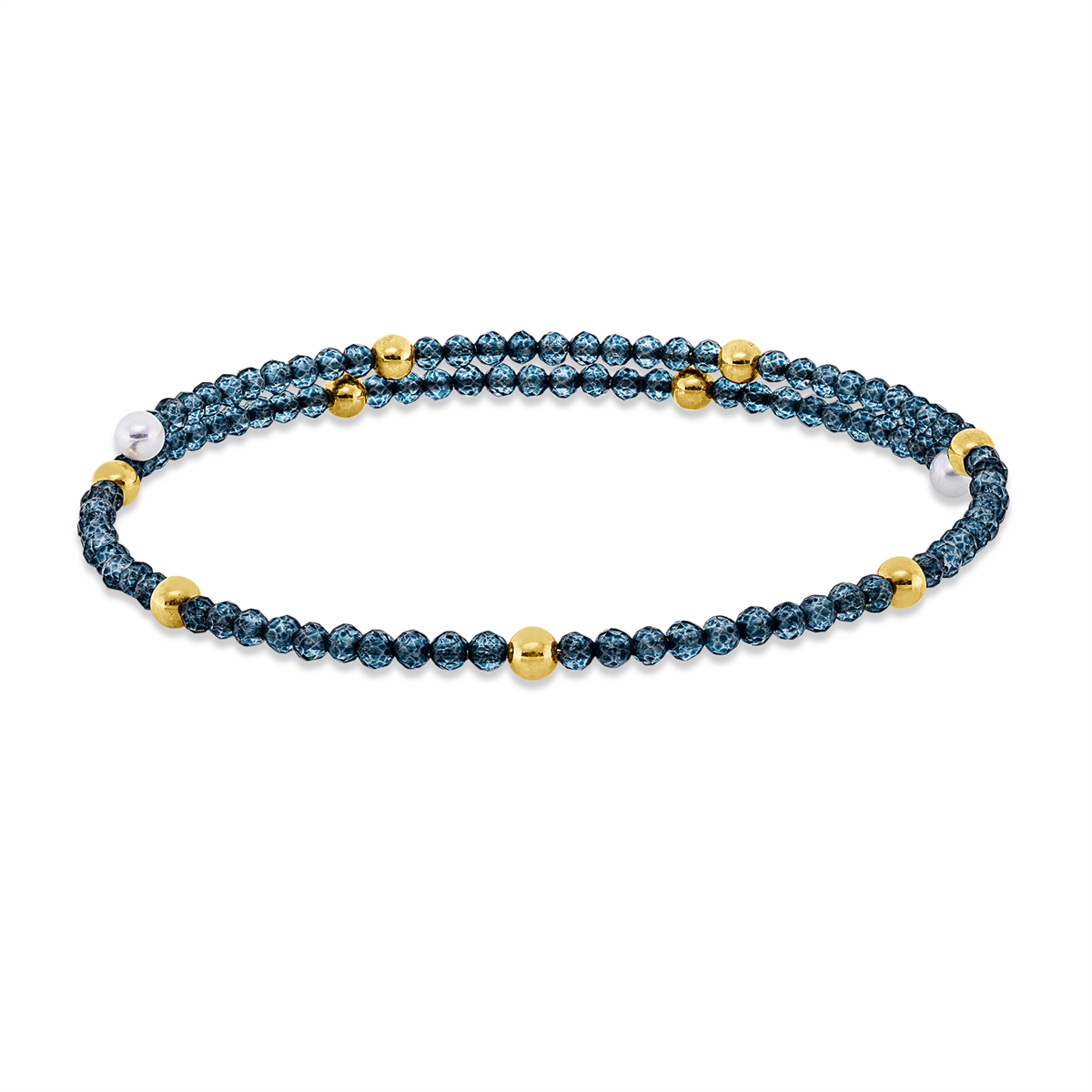 colored stone fashion bangle - 6B554
